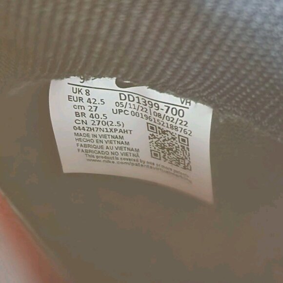 Nike Dunk High Reverse Goldenrod Basketball Sneaker Shoes Men's Size 9 - Picture 11 of 12